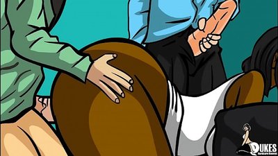 生徒が放課後に黒人の先生とセックスしている